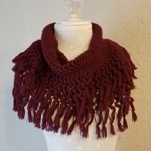 American Eagle Fringed Pullover Scarf